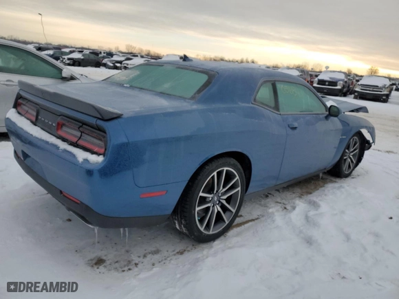 2022 Dodge Challenger R/T with VIN 2C3CDZBT5NH222358, listed as a Copart auction lot 45169585 with NaN miles and Salvage Title. Bid and sale history available at carsss.com. Image 3.