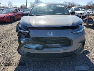 2024 Honda HR-V Sport with VIN 3CZRZ2H58RM742241, listed as a Copart auction lot 50595365 with 9,299 mi miles and Salvage Title. Bid and sale history available at carsss.com. Image 5.