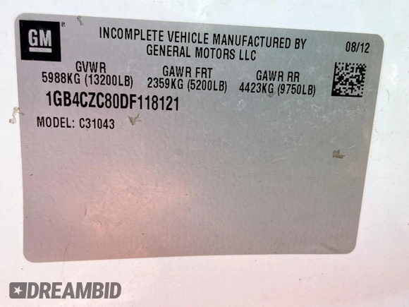 2013 Chevrolet Silverado 1500 with VIN 1GB4CZC80DF118121, listed as a Copart auction lot 56779405 with 258,905 mi miles and Clean Title. Bid and sale history available at DreamBid. Image 10.