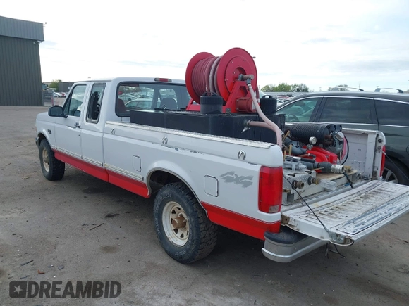1996 Ford F-150 with VIN 1FTEX14H2TKA29905, listed as a IAAI auction lot 41871592 with 1 mi miles. Bid and sale history available at carsss.com. Image 3.