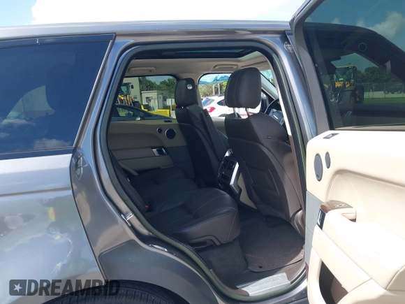2015 Land Rover Range Rover Sport HSE with VIN SALWR2VF9FA623654, listed as a IAAI auction lot 42512185 with 124,443 mi miles and . Bid and sale history available at DreamBid. Image 8.