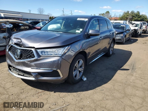 2020 Acura MDX with VIN 5J8YD4H34LL041619, listed as a Copart auction lot 50022165 with 77,188 mi miles and Salvage Title. Bid and sale history available at carsss.com. Image 1.