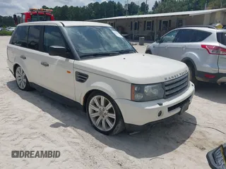 2008 Land Rover Range Rover Sport SC with VIN SALSH23408A186987, listed as a IAAI auction lot 42390761 with Not provided miles and . Bid and sale history available at DreamBid. Image 1.