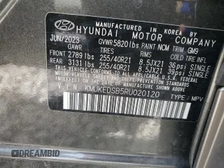 2024 Genesis GV60 z VIN KMUKEDSB5RU020120, wystawiony jako Copart lot #72384254 z przebiegiem 5 837 mil mil oraz Szkoda całkowita • Salvage title. Historia ofert i sprzedaży dostępna na DreamBid. Obrazek 13.