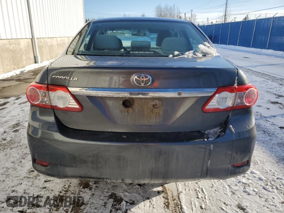 2011 Toyota Corolla L with VIN 2T1BU4EE3BC674063, listed as a Copart auction lot 44212425 with 218,438 mi miles and Salvage Title. Bid and sale history available at carsss.com. Image 6.
