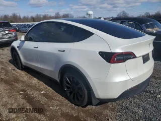 2022 Tesla Model Y Long Range with VIN 7SAYGDEE6NF454386, listed as a Copart auction lot 43506955 with 45,911 mi miles and Salvage Title. Bid and sale history available at DreamBid. Image 2.
