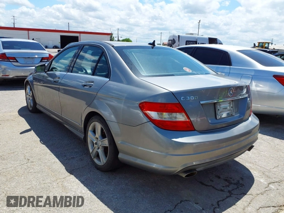 2011 Mercedes-Benz C-Class C 300 Sport with VIN WDDGF5EB7BR137123, listed as a IAAI auction lot 42058707 with 248,860 mi miles. Bid and sale history available at carsss.com. Image 3.