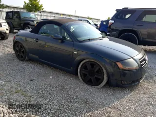 2004 Audi TT with VIN TRUUT28NX41006107, listed as a Copart auction lot 63794954 with 142,386 mi miles and Salvage Title. Bid and sale history available at carsss.com. Image 4.