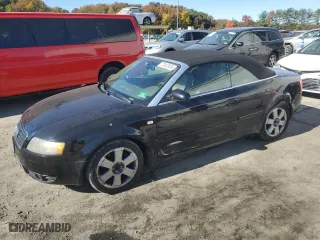 2005 Audi A4 3.0L with VIN WAUAT48H95K017336, listed as a Copart auction lot 72442624 with 77,146 mi miles and Salvage Title. Bid and sale history available at carsss.com. Image 1.