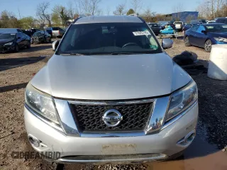 2016 Nissan Pathfinder Platinum with VIN 5N1AR2MM7GC634557, listed as a Copart auction lot 51820785 with 166,205 mi miles and Salvage Title. Bid and sale history available at carsss.com. Image 5.