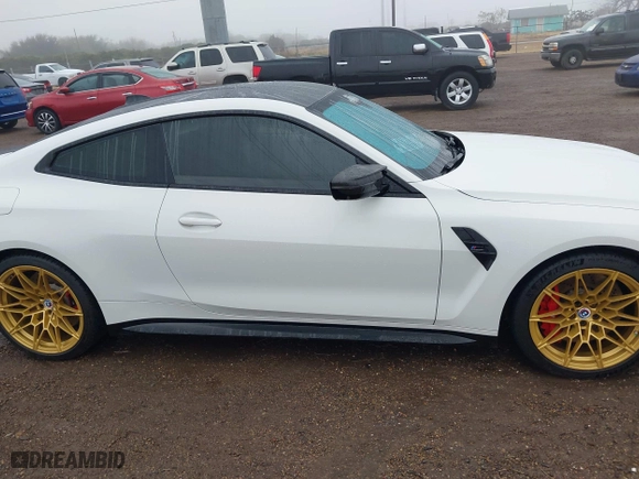 2023 BMW M4 Competition with VIN WBS33AZ04PCM35831, listed as a IAAI auction lot 41429211 with 20,162 mi miles. Bid and sale history available at carsss.com. Image 14.