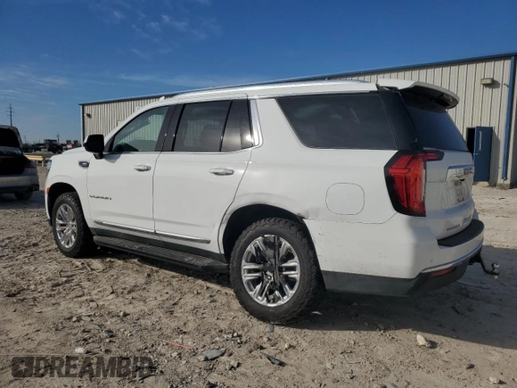 2022 GMC Yukon SLT with VIN 1GKS2BKD4NR349751, listed as a Copart auction lot 42938865 with 55,856 mi miles and Salvage Title. Bid and sale history available at carsss.com. Image 2.