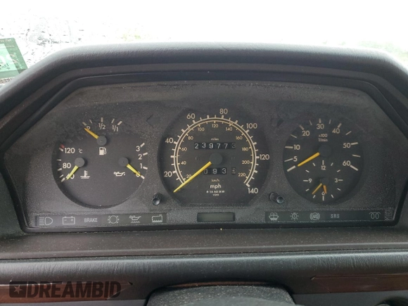 1990 Mercedes-Benz 300 with VIN WDBEB28D0LB224203, listed as a Copart auction lot 56349565 with 239,773 mi miles and Clean Title. Bid and sale history available at DreamBid. Image 9.