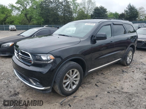 2016 Dodge Durango SXT z VIN 1C4RDJAGXGC354100, wystawiony jako Copart lot #53970915 z przebiegiem 168 945 mil mil oraz Czysty tytuł • Clean title. Historia ofert i sprzedaży dostępna na DreamBid. Obrazek 1.