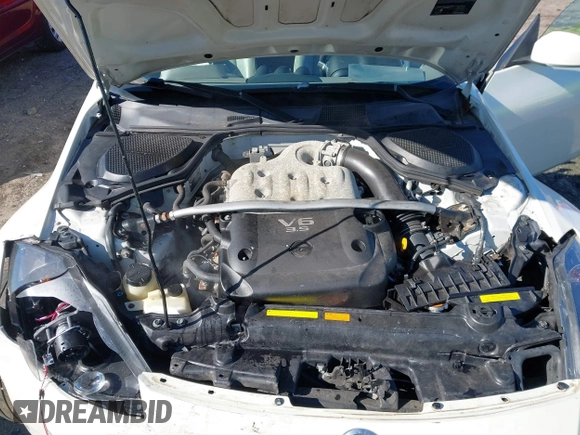 2006 Nissan 350Z Touring with VIN JN1AZ36AX6M450609, listed as a IAAI auction lot 41227538 with 111,622 mi miles. Bid and sale history available at carsss.com. Image 10.
