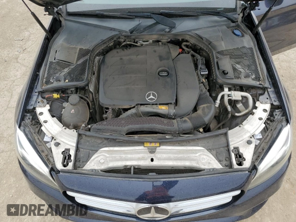 2020 Mercedes-Benz C 300 with VIN WDDWF8DB1LR539915, listed as a Copart auction lot 51808385 with 81,632 mi miles and Salvage title. Bid and sale history available at DreamBid. Image 12.