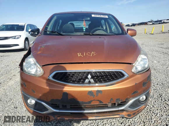 2018 Mitsubishi Mirage ES with VIN ML32A3HJ3JH000276, listed as a Copart auction lot 52456705 with 87,774 mi miles and Salvage title. Bid and sale history available at DreamBid. Image 5.