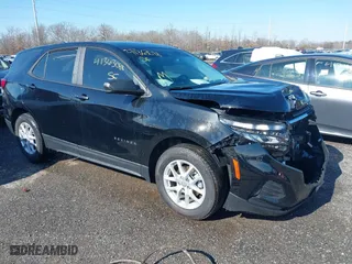 2024 Chevrolet Equinox LS with VIN 3GNAXHEGXRL143825, listed as a IAAI auction lot 41363088 with 14,982 mi miles. Bid and sale history available at carsss.com. Image 1.