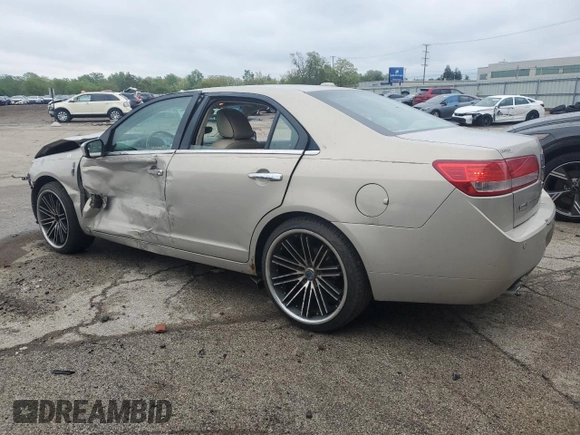 2010 Lincoln MKZ with VIN 3LNHL2JC9AR621538, listed as a Copart auction lot 57763705 with 191,487 mi miles and Salvage title. Bid and sale history available at DreamBid. Image 2.