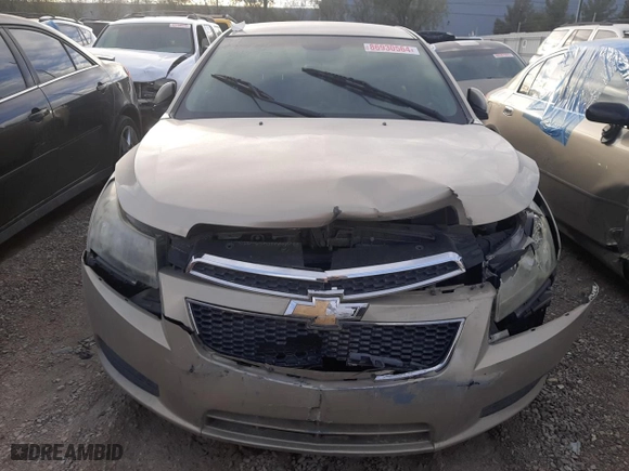 2011 Chevrolet Cruze ECO w/1XF with VIN 1G1PK5S98B7284885, listed as a Copart auction lot 86930564 with 107,302 mi miles and Salvage Title. Bid and sale history available at carsss.com. Image 5.