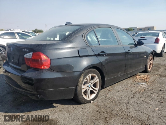 2008 BMW 3 Series 328i with VIN WBAVA37598NL57680, listed as a Copart auction lot 70906694 with 228,925 mi miles and Salvage Title. Bid and sale history available at DreamBid. Image 3.