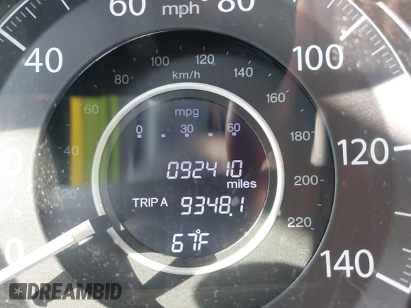 2013 Honda CR-V EX-L with VIN 5J6RM4H77DL077189, listed as a IAAI auction lot 42474493 with 92,410 mi miles and . Bid and sale history available at DreamBid. Image 15.