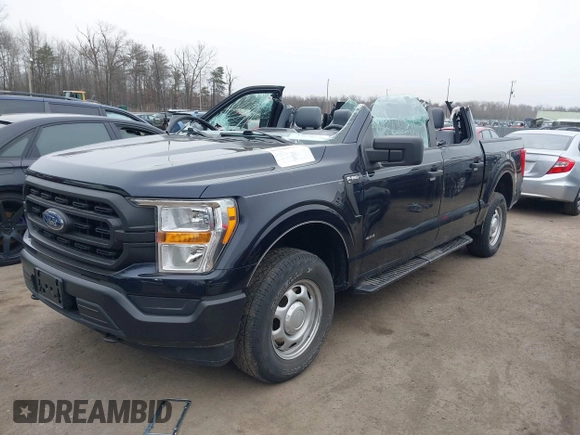 2021 Ford F-150 XL with VIN 1FTEW1EP6MFB59561, listed as a IAAI auction lot 41598532 with 68,662 mi miles and . Bid and sale history available at DreamBid. Image 2.
