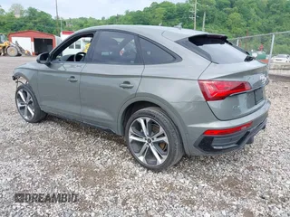 2023 Audi Q5 Sportback S line Prestige with VIN WA16AAFY1P2013875, listed as a IAAI auction lot 42260587 with 19,763 mi miles and . Bid and sale history available at DreamBid. Image 3.