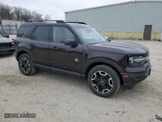 2021 Ford Bronco Sport Outer Banks with VIN 3FMCR9C66MRB08292, listed as a Copart auction lot 48526945 with 56,889 mi miles and Salvage Title. Bid and sale history available at carsss.com. Image 4.
