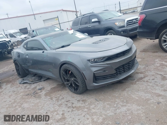 2020 Chevrolet Camaro 2SS with VIN 1G1FG1R71L0114890, listed as a IAAI auction lot 41730158 with 1 mi miles. Bid and sale history available at carsss.com. Image 1.