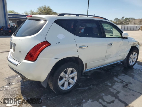 2006 Nissan Murano SL with VIN JN8AZ08T76W425816, listed as a Copart auction lot 47011795 with 254,473 mi miles and Salvage Title. Bid and sale history available at DreamBid. Image 3.