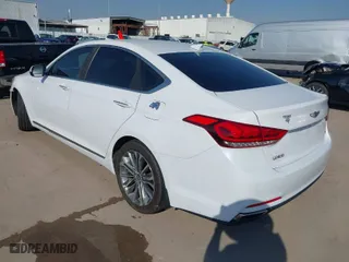 2015 Hyundai Genesis 3.8L with VIN KMHGN4JE4FU075055, listed as a IAAI auction lot 41678074 with 126,229 mi miles. Bid and sale history available at carsss.com. Image 3.