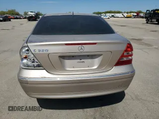 2001 Mercedes-Benz C 320 with VIN WDBRF64J31F021286, listed as a Copart auction lot 54145865 with 189,930 mi miles and Salvage Title. Bid and sale history available at DreamBid. Image 6.