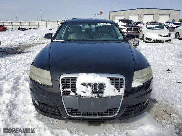 2008 Audi A6 with VIN WAUDH74F68N132290, listed as a Copart auction lot 45107065 with 0 mi miles and Salvage Title. Bid and sale history available at carsss.com. Image 5.