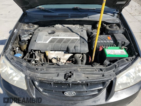 2005 Kia Spectra LX with VIN KNAFE122555102997, listed as a Copart auction lot 54191025 with 142,071 mi miles and Salvage Title. Bid and sale history available at carsss.com. Image 11.
