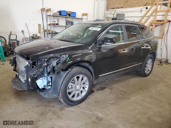 2017 Buick Enclave Leather with VIN 5GAKVBKD5HJ265512, listed as a Copart auction lot 49627535 with 75,395 mi miles and Salvage Title. Bid and sale history available at carsss.com. Image 1.