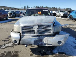 2007 Dodge Dakota ST with VIN 1D7HE22K87S255918, listed as a Copart auction lot 45537175 with 132,969 mi miles and Salvage Title. Bid and sale history available at DreamBid. Image 5.