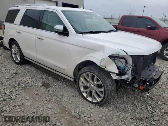2019 Ford Expedition Platinum z VIN 1FMJU1MT9KEA33258, wystawiony jako Copart lot #59919395 z przebiegiem 94 171 mil mil oraz Szkoda całkowita • Salvage title. Historia ofert i sprzedaży dostępna na DreamBid. Obrazek 4.