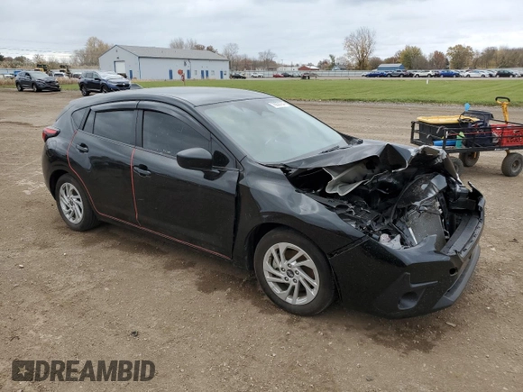 2024 Subaru Impreza with VIN JF1GUABC3R8240535, listed as a Copart auction lot 78650734 with 26,321 mi miles and Salvage Title. Bid and sale history available at carsss.com. Image 4.