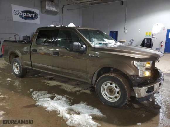 2016 Ford F-150 XLT with VIN 1FTFW1EF1GFD44584, listed as a Copart auction lot 50331585 with 170,234 mi miles and Salvage Title. Bid and sale history available at carsss.com. Image 4.