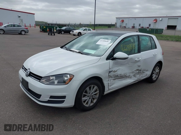 2015 Volkswagen Golf TSI S с VIN 3VW217AU2FM032970, выставлен на аукционе IAAI как лот 42288686 с пробегом 83 357 миль миль и . История ставок и продаж доступна на DreamBid. Изображение 17.