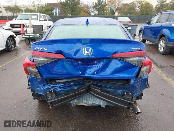 2024 Honda Civic Sedan Sport with VIN 2HGFE2F55RH584562, listed as a IAAI auction lot 41781736 with 4,841 mi miles. Bid and sale history available at carsss.com. Image 17.