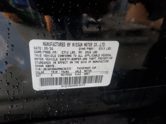 2024 Nissan ARIYA Engage z VIN JN1AF0BAXRM436372, wystawiony jako Copart lot #46506215 z przebiegiem 2 822 mil mil oraz Nie do naprawy • Non repairable. Historia ofert i sprzedaży dostępna na DreamBid. Obrazek 15.
