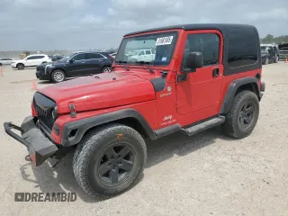 2005 Jeep Wrangler Sport z VIN 1J4FA49S05P360607, wystawiony jako Copart lot #51661805 z przebiegiem 133 177 mil mil oraz Szkoda całkowita • Salvage title. Historia ofert i sprzedaży dostępna na DreamBid. Obrazek 1.