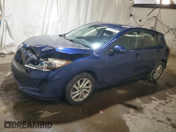2013 Mazda 3 i Touring with VIN JM1BL1LP3D1773754, listed as a Copart auction lot 55914945 with 157,547 mi miles and Salvage title. Bid and sale history available at DreamBid. Image 1.