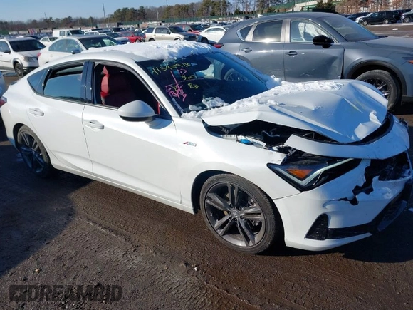 2024 Acura Integra w/A-Spec Package with VIN 19UDE4H33RA024360, listed as a IAAI auction lot 41395918 with 13,264 mi miles and . Bid and sale history available at carsss.com. Image 1.