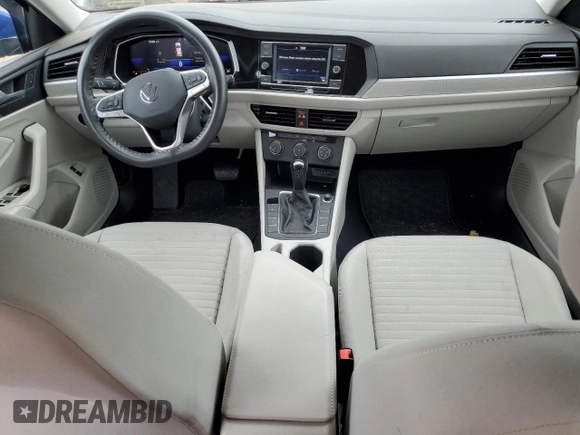2023 Volkswagen Jetta S with VIN 3VW5M7BU3PM023991, listed as a Copart auction lot 56551545 with 22,524 mi miles and Salvage title. Bid and sale history available at DreamBid. Image 8.