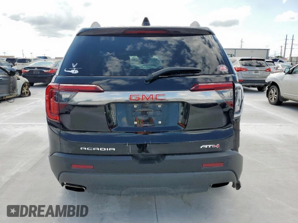 2020 GMC Acadia AT4 with VIN 1GKKNLLS6LZ184390, listed as a Copart auction lot 58044495 with Not provided miles and Salvage title. Bid and sale history available at DreamBid. Image 6.