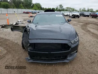2017 Ford Mustang V6 with VIN 1FA6P8AMXH5212110, listed as a Copart auction lot 57043455 with 66,242 mi miles and Salvage title. Bid and sale history available at DreamBid. Image 5.