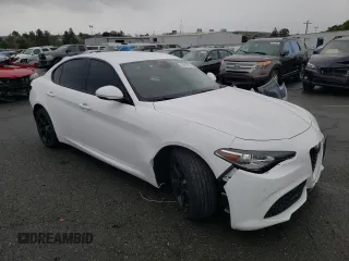2017 Alfa Romeo Giulia with VIN ZARFAEDN1H7541156, listed as a Copart auction lot 73412182 with 50,085 mi miles. Bid and sale history available at carsss.com. Image 4.